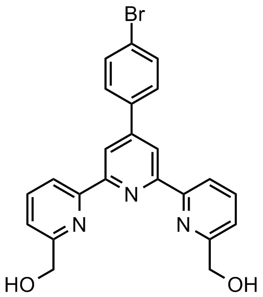 4'-(4'''-溴苯基)-6,6''-双(羟甲基)-2,2':6',2''-三联吡啶