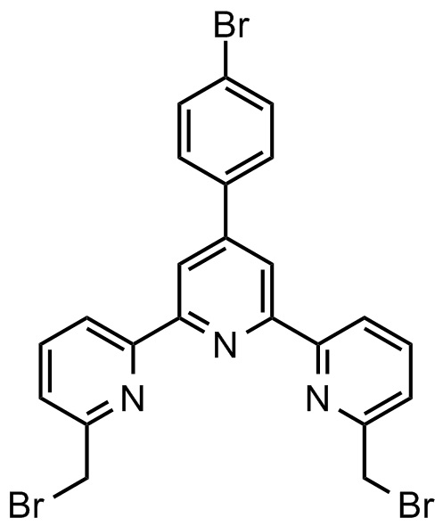 4'-(4'''-溴苯基)-6,6''-双(溴甲基)-2,2':6',2''-三联吡啶