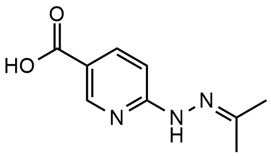 6-(N'-亚异丙基肼)烟酸