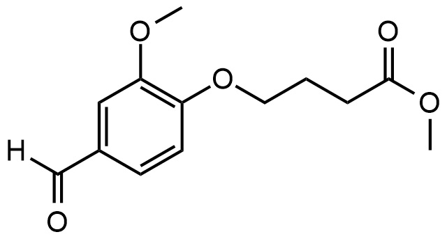 4-(4-(醛基)-2-甲氧基苯氧基丁酸甲酯