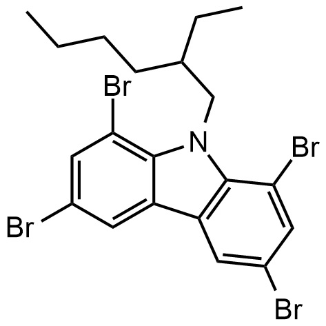 1,3,6,8-四溴-9-（2-乙基己基）-9H-咔唑