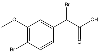 2-溴-2-(4-溴-3-甲氧基苯基)乙酸